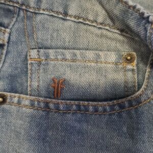 Frye light blue denim jeans